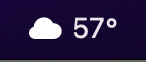 Big Weather in macOS Menu Bar