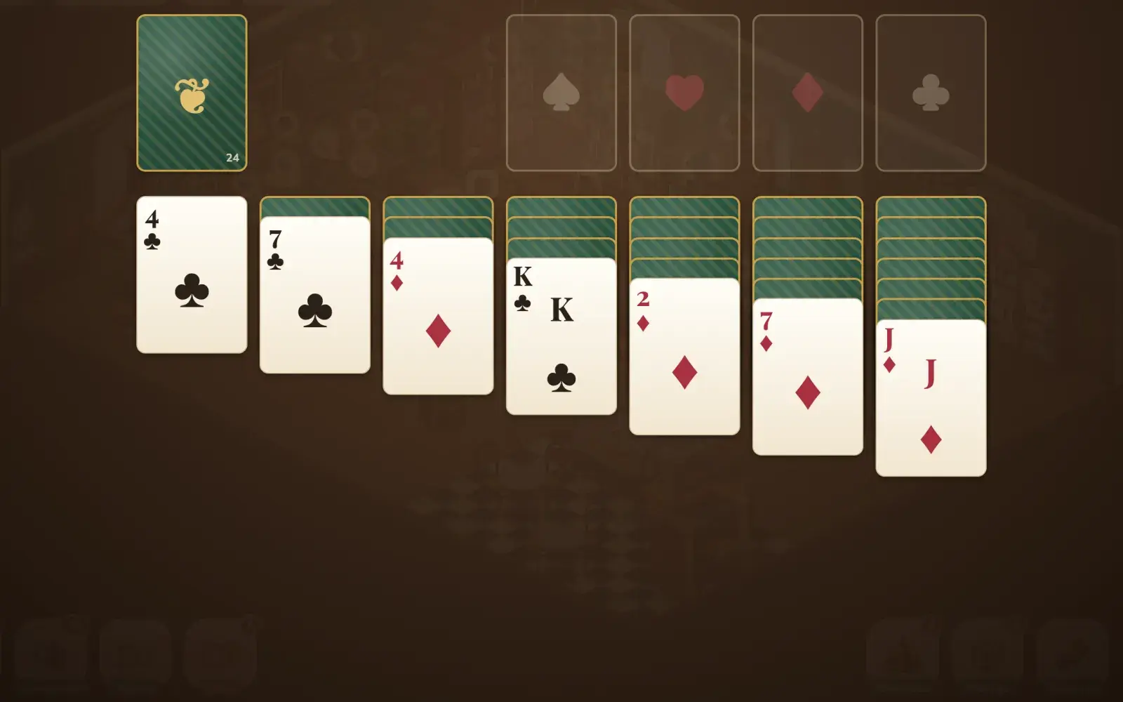 Solitaire in the game
